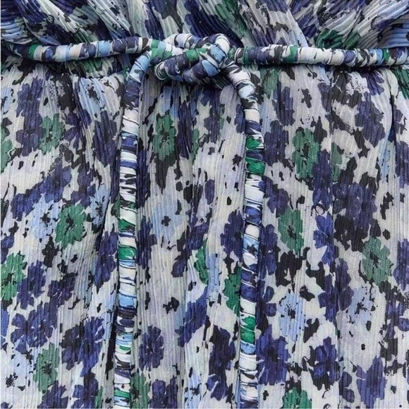 ZARA Printed Pleated Jumpsuit - Picture 6 of 6